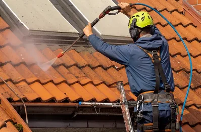 Démoussage et hydrofuge de toiture à Hurigny